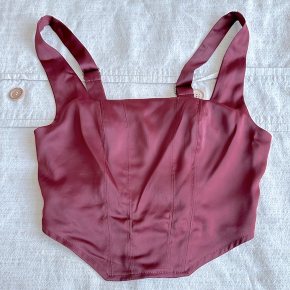 Stunning Satin Corset Top - Picture 1 of 3